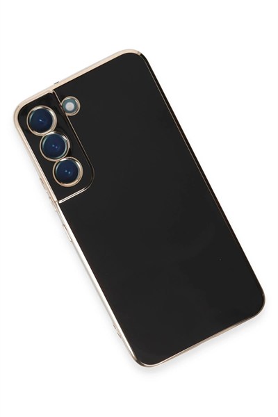 Mey İthalat®  Samsung Galaxy S21 Kılıf Volet Silikon - Siyah