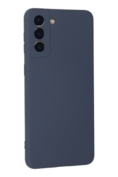 Mey İthalat®  Samsung Galaxy S21 Plus Kılıf Nano içi Kadife Silikon - Gri