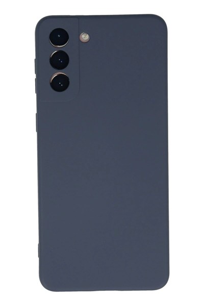 Mey İthalat®  Samsung Galaxy S21 Plus Kılıf Nano içi Kadife Silikon - Gri