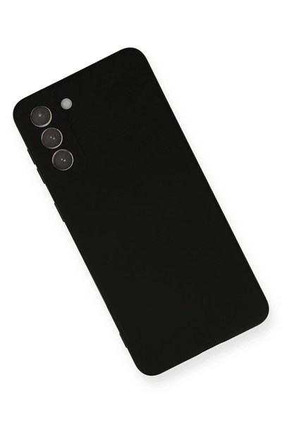 Mey İthalat®  Samsung Galaxy S21 Plus Kılıf Nano içi Kadife Silikon - Siyah
