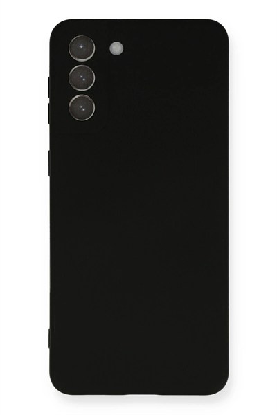 Mey İthalat®  Samsung Galaxy S21 Plus Kılıf Nano içi Kadife Silikon - Siyah