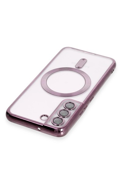 Mey İthalat®  Samsung Galaxy S22 Kılıf Kross Magneticsafe Kapak - Mor