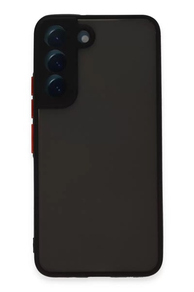 Mey İthalat®  Samsung Galaxy S22 Kılıf Montreal Silikon Kapak - Siyah