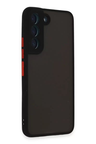 Mey İthalat®  Samsung Galaxy S22 Kılıf Montreal Silikon Kapak - Siyah