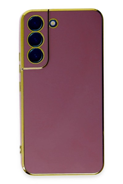 Mey İthalat®  Samsung Galaxy S22 Plus Kılıf Volet Silikon - Kırmızı
