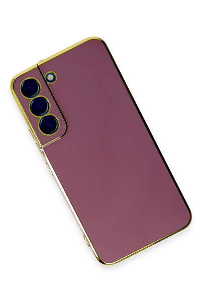 Mey İthalat®  Samsung Galaxy S22 Plus Kılıf Volet Silikon - Kırmızı