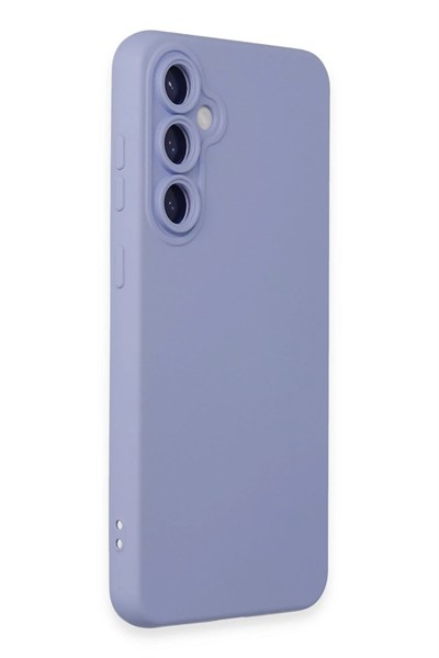 Mey İthalat®  Samsung Galaxy S23 FE Kılıf Nano içi Kadife Silikon - Lila