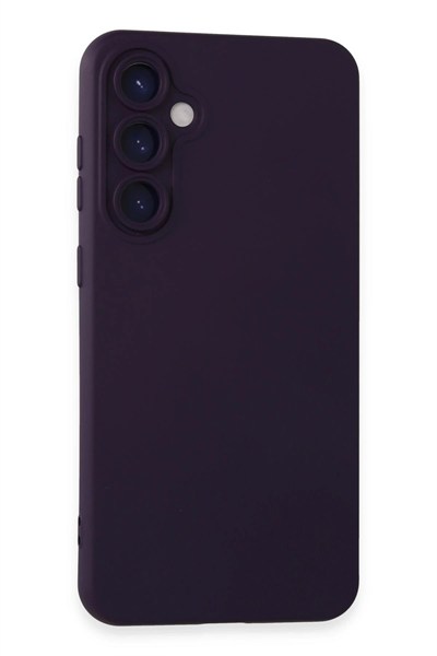 Mey İthalat®  Samsung Galaxy S23 FE Kılıf Nano içi Kadife Silikon - Mor