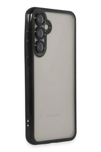 Mey İthalat®  Samsung Galaxy S23 FE Kılıf  Lensli Silikon - Siyah