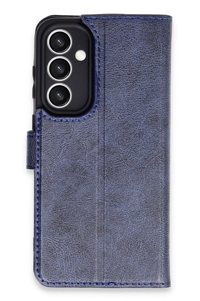 Mey İthalat®  Samsung Galaxy S23 FE Kılıf Trend S Plus Kapaklı Kılıf - Lacivert