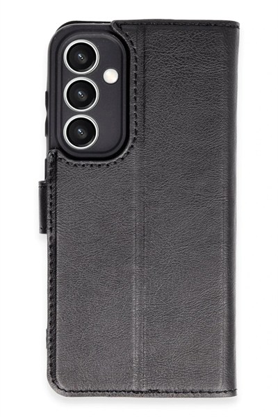 Mey İthalat®  Samsung Galaxy S23 FE Kılıf Trend S Plus Kapaklı Kılıf - Siyah