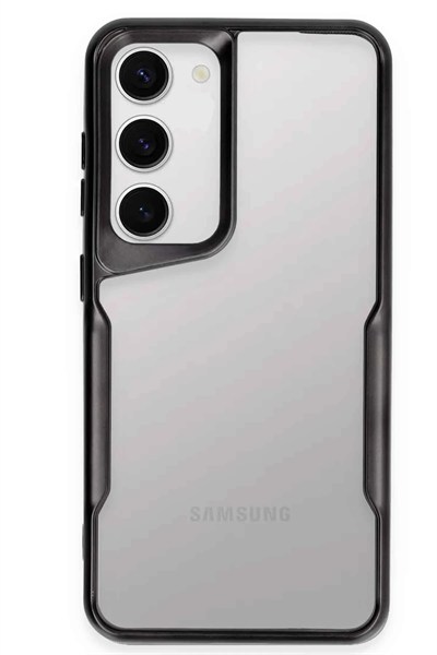 Mey İthalat®  Samsung Galaxy S23 Kılıf Boyi Silikon Kapak - Siyah