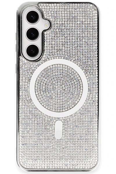 Mey İthalat®  Samsung Galaxy S23 Kılıf Helen Magsafe Kapak - Rainbow