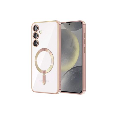 Mey İthalat®  Samsung Galaxy S23 Kılıf Kross Magneticsafe Kapak - Rose