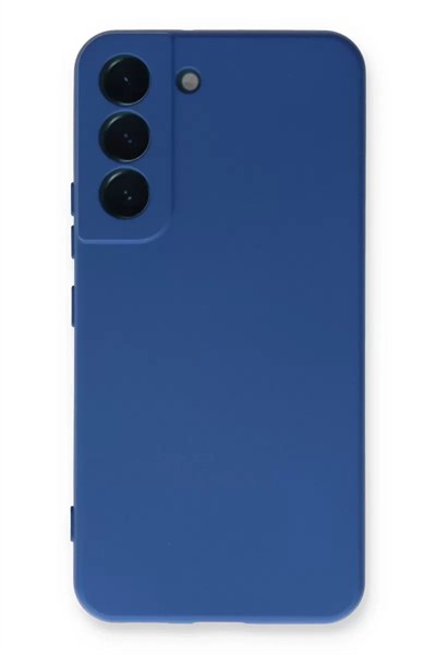 Mey İthalat®  Samsung Galaxy S23 Kılıf Nano içi Kadife Silikon - Mavi