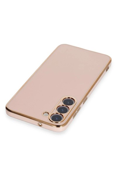 Mey İthalat®  Samsung Galaxy S23 Kılıf Volet Silikon - Pembe