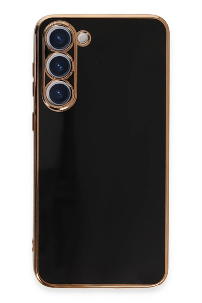 Mey İthalat®  Samsung Galaxy S23 Kılıf Volet Silikon - Siyah
