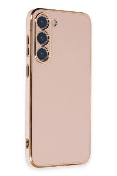 Mey İthalat®  Samsung Galaxy S23 Kılıf Volet Silikon - Pembe