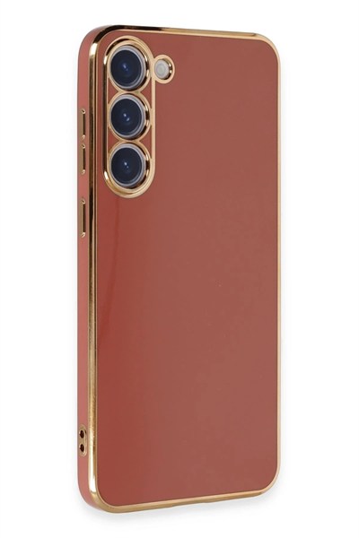 Mey İthalat®  Samsung Galaxy S23 Kılıf Volet Silikon - Kırmızı