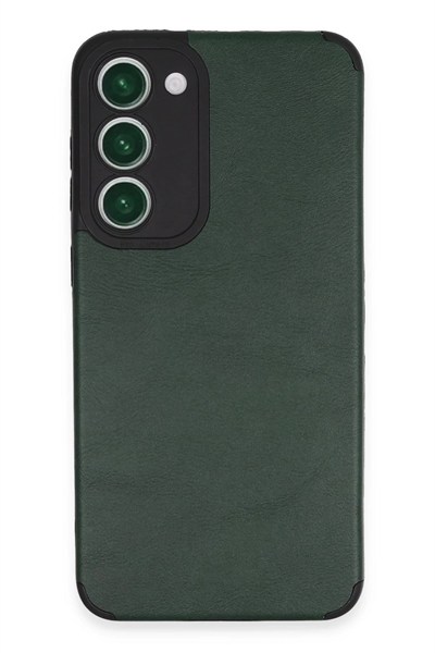 Mey İthalat®  Samsung Galaxy S23 Plus Kılıf Loop Deri Silikon - Yeşil