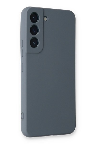 Mey İthalat®  Samsung Galaxy S23 Plus Kılıf Nano içi Kadife Silikon - Gri