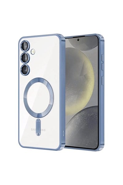 Mey İthalat®  Samsung Galaxy S23 Plus Kılıf Kross Magneticsafe Kapak - Sierra Blue