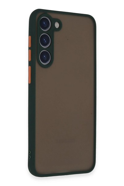 Mey İthalat®  Samsung Galaxy S23 Plus Kılıf Montreal Silikon Kapak - Yeşil