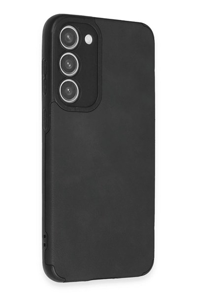 Mey İthalat®  Samsung Galaxy S23 Plus Kılıf Loop Deri Silikon - Siyah