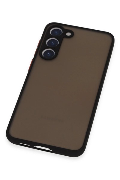Mey İthalat®  Samsung Galaxy S23 Plus Kılıf Montreal Silikon Kapak - Siyah