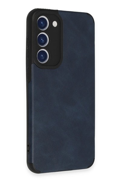 Mey İthalat®  Samsung Galaxy S23 Plus Kılıf Loop Deri Silikon - Lacivert