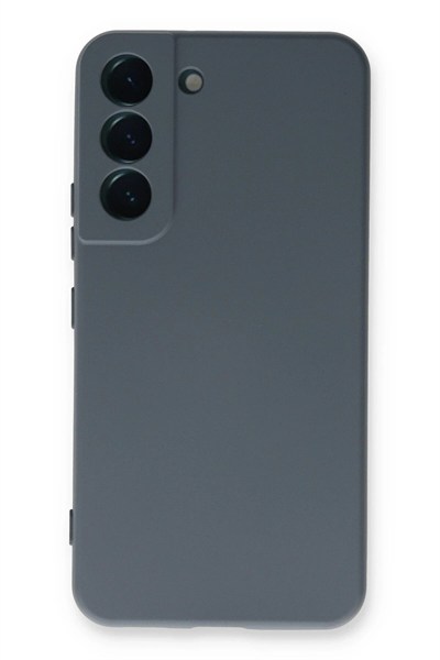 Mey İthalat®  Samsung Galaxy S23 Plus Kılıf Nano içi Kadife Silikon - Gri