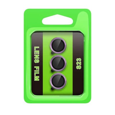 Mey İthalat®  Samsung Galaxy S23 Raze Metal Kamera Lens - Mor