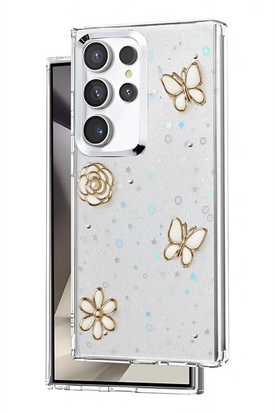 Mey İthalat®  Samsung Galaxy S23 Ultra Fiyonk Desenli Kapak - Desen 10