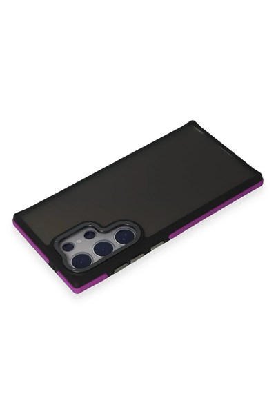 Mey İthalat®  Samsung Galaxy S23 Ultra Harvel Kapak - Derin Mor