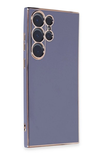 Mey İthalat®  Samsung Galaxy S23 Ultra Kılıf Volet Silikon - Mavi