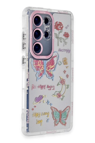 Mey İthalat®  Samsung Galaxy S23 Ultra Kılıf Reflexion Desenli Kapak - Desen 8