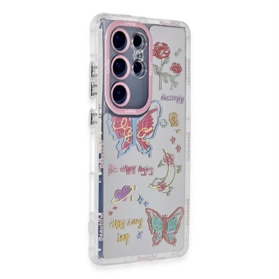 Mey İthalat®  Samsung Galaxy S23 Ultra Kılıf Reflexion Desenli Kapak - Desen 8