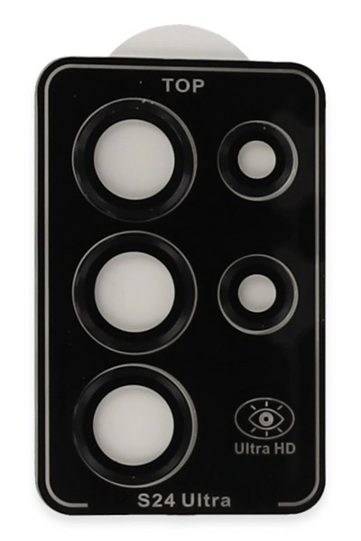 Mey İthalat®  Samsung Galaxy S23 Ultra PVD Metal Kamera Lens - Siyah