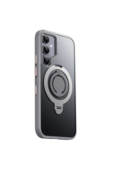 Mey İthalat®  Samsung Galaxy S24 Avatar 360 Dönen Magsafe Kapak - Titan Gri