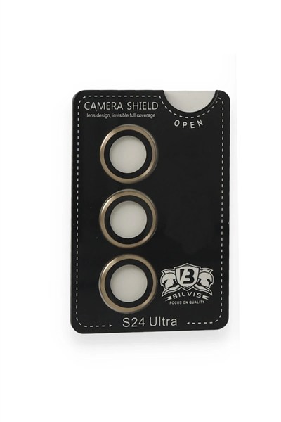 Mey İthalat®  Samsung Galaxy S24 Bilvis Titan Kamera Lens - Gold