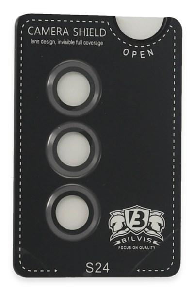 Mey İthalat®  Samsung Galaxy S24 Bilvis Titan Kamera Lens - Titan Gri