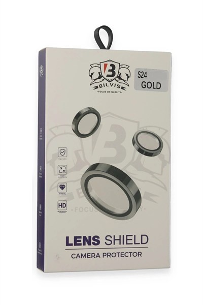 Mey İthalat®  Samsung Galaxy S24 Bilvis Titan Kamera Lens - Gold