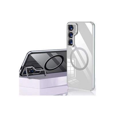 Mey İthalat®  Samsung Galaxy S24 Crystal Magsafe Kapak - Şeffaf