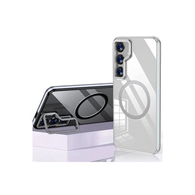 Mey İthalat®  Samsung Galaxy S24 Crystal Magsafe Kapak - Şeffaf