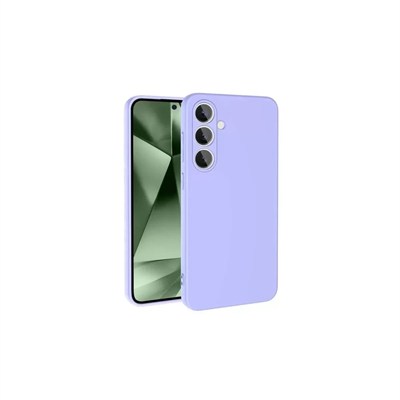 Mey İthalat®  Samsung Galaxy S24 FE Kılıf Nano içi Kadife Silikon - Lila