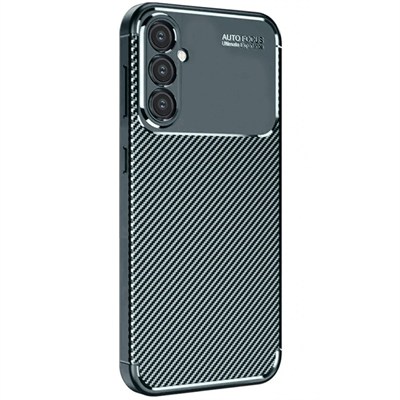Mey İthalat®  Samsung Galaxy S24 FE Kılıf Auto Focus Karbon Kapak - Koyu Yeşil