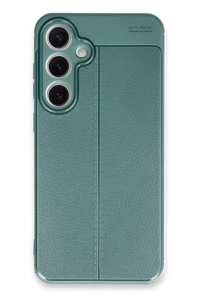 Mey İthalat®  Samsung Galaxy S24 FE Kılıf Auto Focus Kapak - Koyu Yeşil