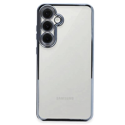 Mey İthalat®  Samsung Galaxy S24 FE Kılıf  Lensli Silikon - Lacivert