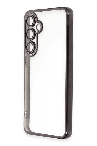 Mey İthalat®  Samsung Galaxy S24 FE Kılıf  Lensli Silikon - Siyah