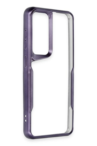 Mey İthalat®  Samsung Galaxy S24 Kılıf Boyi Silikon Kapak - Derin Mor